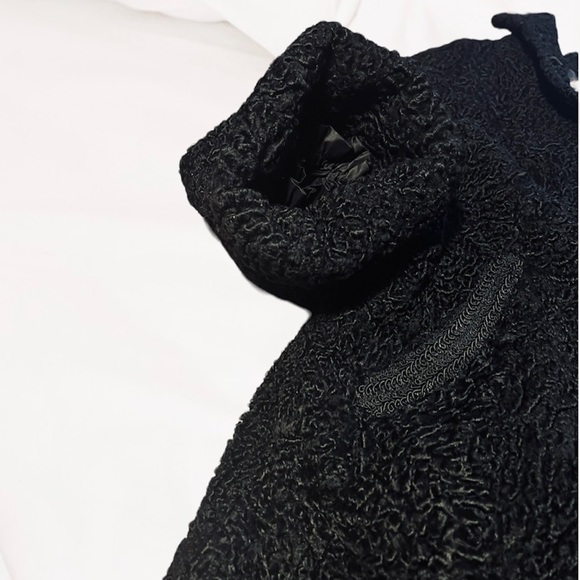 BAMBERGER’S Persian Lamb coat, Black - Picture 4 of 6